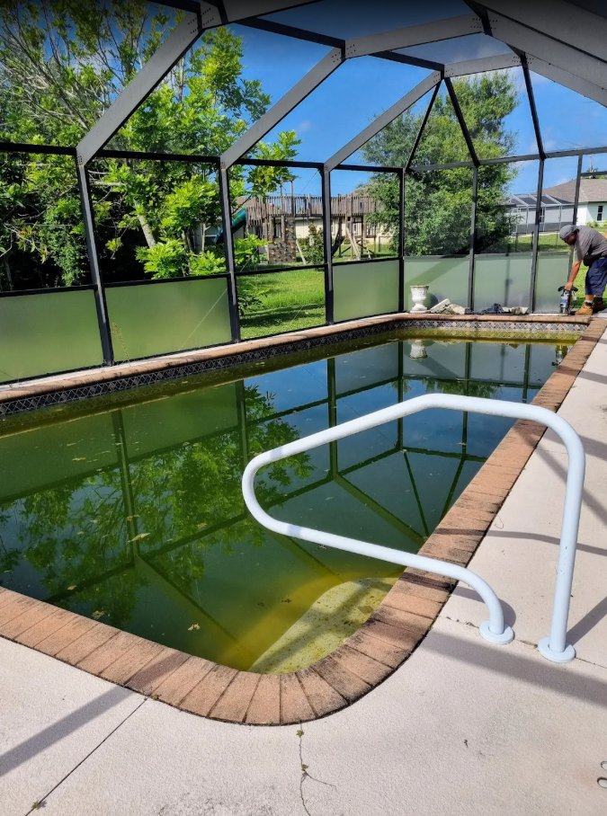 Before green pool recovery